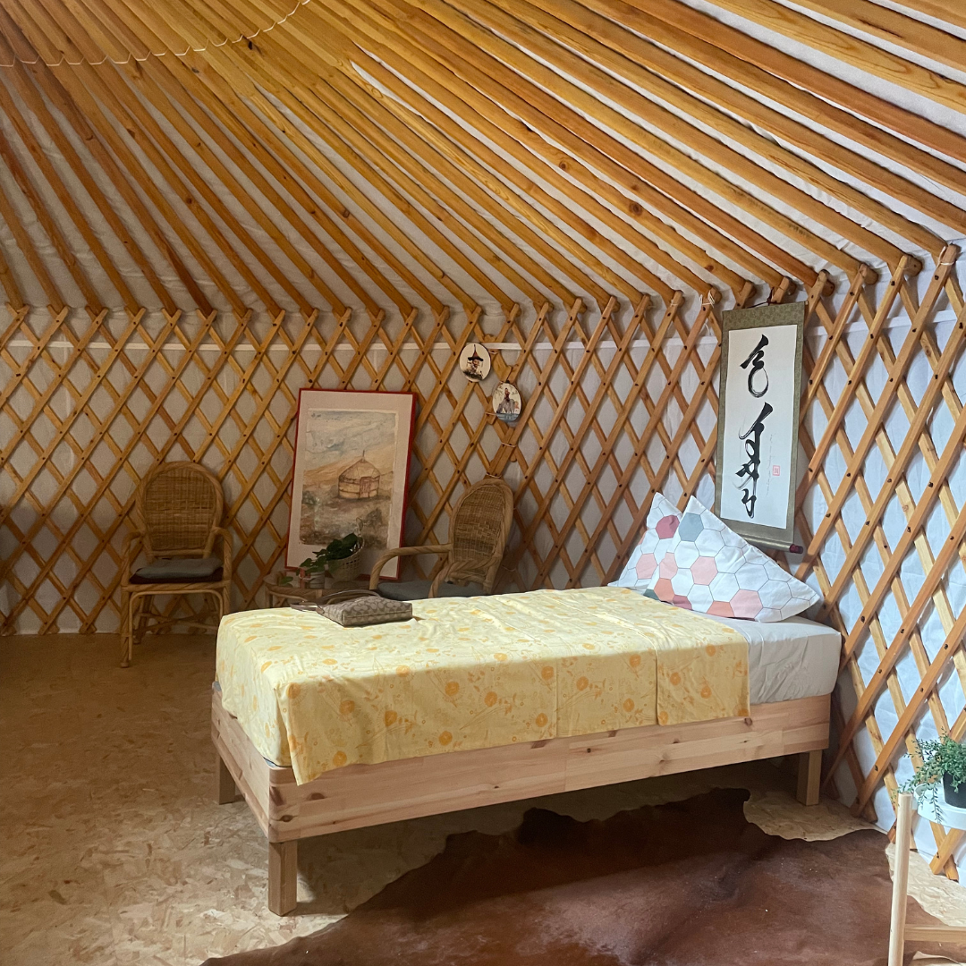 Nieuwe model | 2 Extra ramen die openen blank hout | 6x wanden