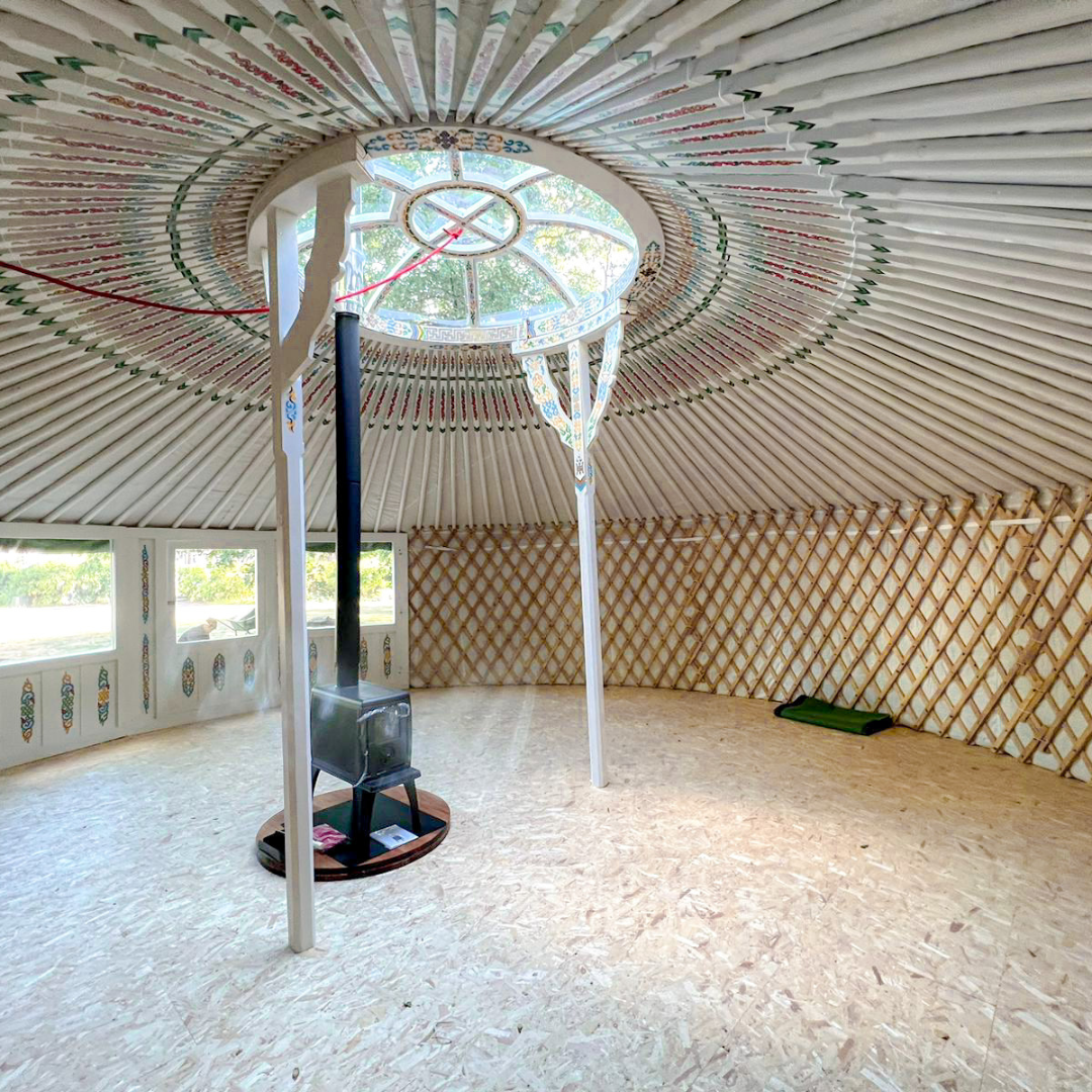 Geverfd hout met motief | 7 wanden