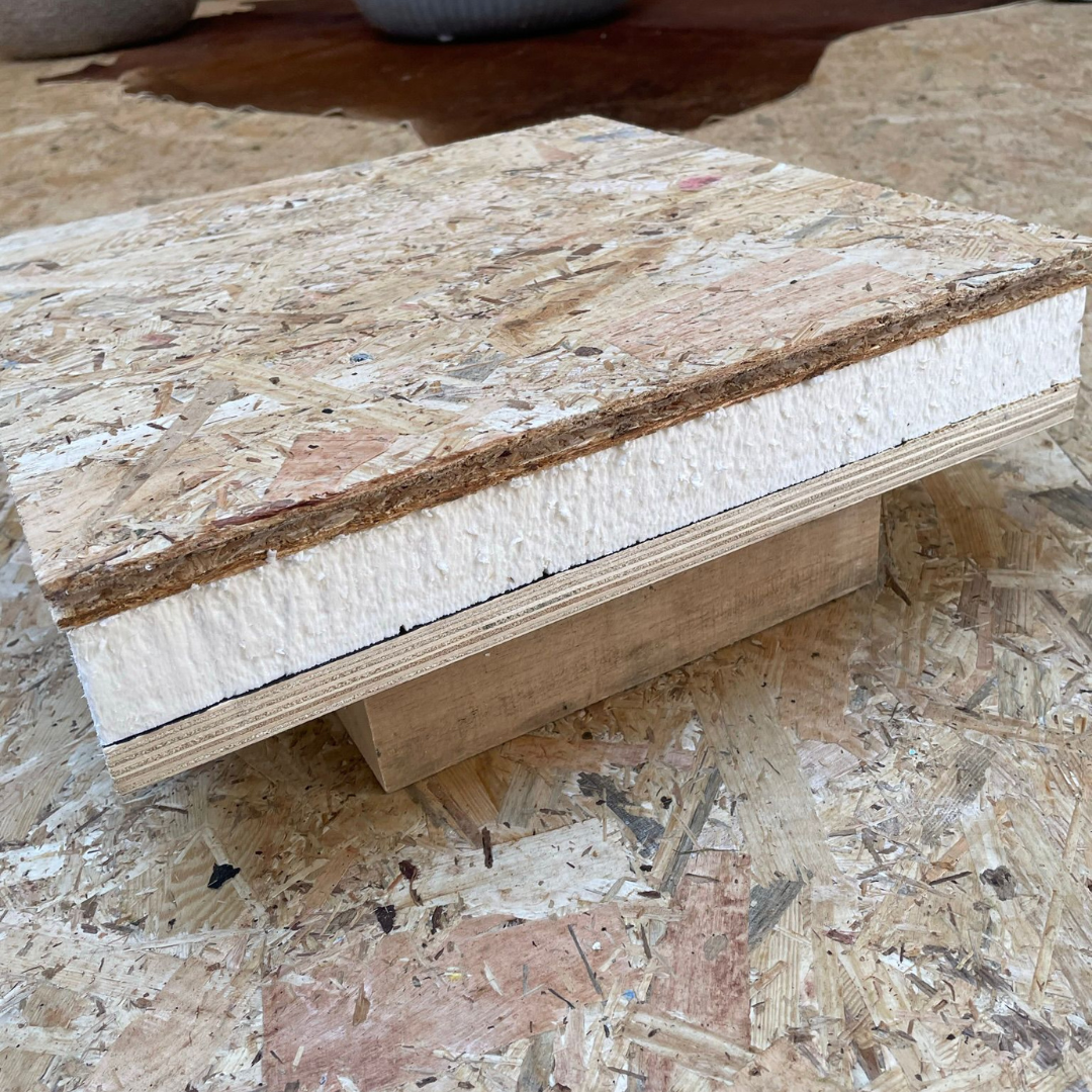 Nieuwe model | 2 Extra ramen die openen blank hout | 5x wanden